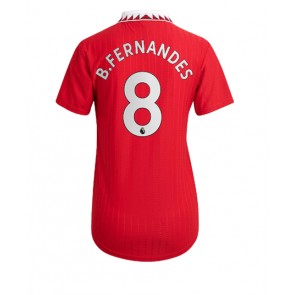 Manchester United Bruno Fernandes #8 Hemmatröja Dam 2022-23 Korta ärmar